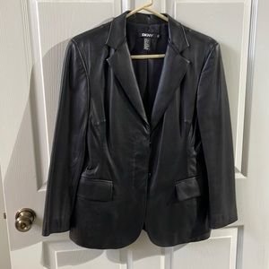 Women’s DKNY leather jacket